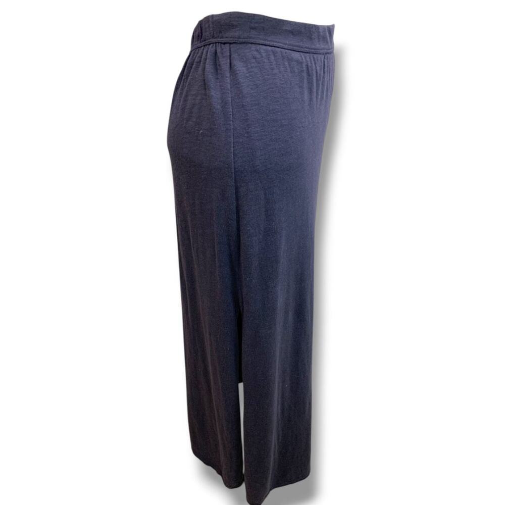 Large Abercrombie Kids Navy Blue Maxi Skirt Long Slit Lined Mini